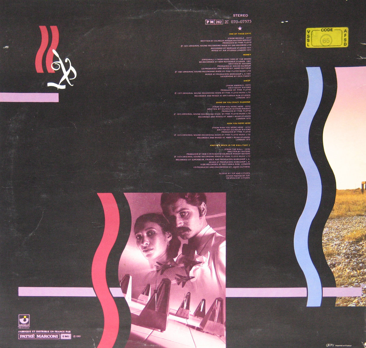 High Resolution Photo #2 PINK FLOYD Collection Dance Songs France 